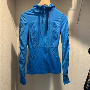 Lululemon Blue Athletic Jacket with Hood